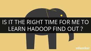 Is it the right time for me to learn hadoop Find out ? | Edureka