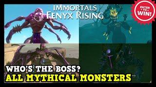 All Mythical Monster Boss Locations in Immortals Fenyx Rising - Who's the Boss Trophy / Achievement