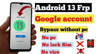 Samsung Android 13 Frp (Google account) Bypass || Android 13/12 Frp Bypass Without Pc ||2023 Update