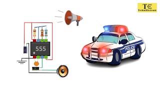 How To Make Police Siren | Police Siren Circuit | Ep-13