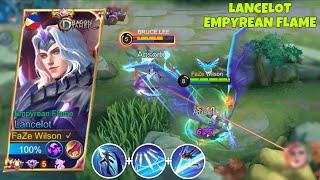 LANCELOT EMPYREAN FLAME!! | REVIEW NEW DRAGON TAMER SKIN!  | FAST HAND LANCELOT GAMEPLAY - MLBB