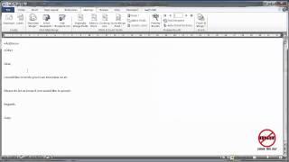 Mail Merge by Email Using Word and Excel