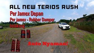 Full Review dan Pemasangan Per Jamex Depan Belakang + Rubber Damper di All New Terios Rush 2021