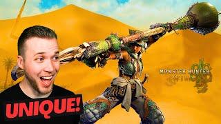 Most Unique Weapon EVER??  Monster Hunter Wilds: Insect Glaive Weapon Reaction (MH Noob Reacts!)