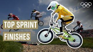 10 BEST sprint finishes in BMX racing! 