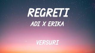 Adi x Erika - Regreti | Lyric Video