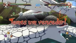 Naruto Storm 4 Dublado PT-BR Kabuto e Tobi vs Choji, Sakura e Minato