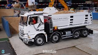 Best of RC Trucks, Tractors and RC Construction Vehicles working - Modell Truck Nord 2024 Wüsting