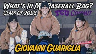 What's In My Baseball Bag? With TCU Commit Giovanni Guariglia