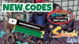 ALL *New* Shindo Life Codes IN November 2024 | Roblox Shindo Life