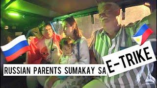 Russian Parents 1st time Sumakay sa E-TRIKE