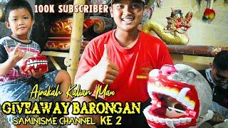 GIVEAWAY BARONGAN SAMINISME CHANNEL KE 2