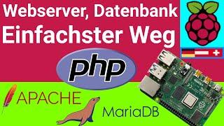 WEBSERVER auf dem Raspberry Pi: Einfachste Weg für Apache2 mit PHP + MySQL/MariaDB TUTORIAL DEUTSCH