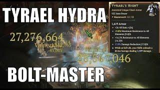 Tyrael's Might and Hydra!!! Insanely Fun Build (Uses Holy Bolts)