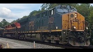 KC power on the S line Waldo, Florida old Amtrak Station