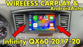 V2 QX60 2017-2020 Infiniti Wireless CarPlay and AndroidAuto