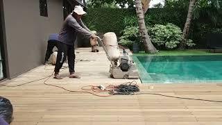 Deck Refinishing - Refinishing decking kayu Outdoor | Sanding and Coating using BONA Deck Guard