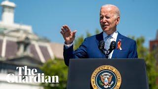 Biden heckled by father of Parkland victim during event to celebrate new gun laws