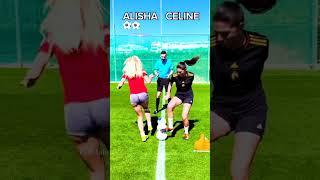 Alisha vs Celine #alisha #celine  #alishafootball #bdmahmud24