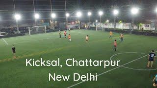 Football Pratice Session at Kicksal, Chattarpur, Delhi