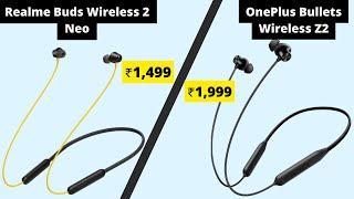 OnePlus Bullets Wireless Z2 vs Realme Buds Wireless 2 Neo