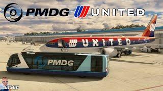 PMDG 737-800 | United Airlines | Baltimore To DC | Enhanced Audio | Microsoft Flight Simulator