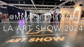 LA ART SHOW 2024 detailed walk through | Los Angeles | California