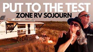 12 Months Living Off-Grid in our Zone RV Caravan REVIEW I 21ft Sojourn Off-Road Caravan Australia