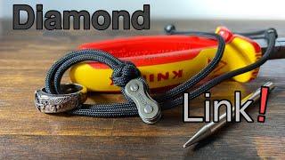 HOW TO: Diamond Link Paracord Necklace...Tutorial