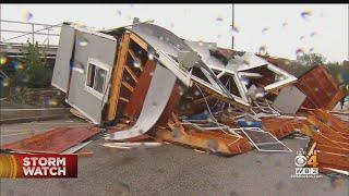 Nor'easter Tosses Boats Ashore, Topples Press Box, Knocks Out Power To All Of Cohasset