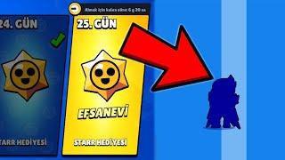 SON GÜN EFSANEVİ STARR HEDİYESİEFSANEVİ ÇIKTI BRAWL STARS KUTU AÇILIMI