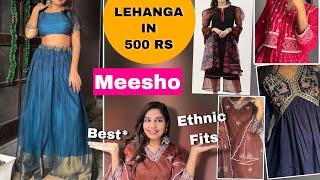 Huge *MEESHO ETHNIC SETS HAUL* 🫶|| Affordable lehanga , Kurti sets , anarkali suits