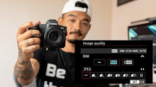 How to SET Your Canon EOS R Settings for PHOTOGRAPHY 2021