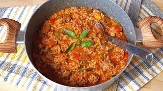 Riz aux poivrons et chorizo (one pot rice) #278