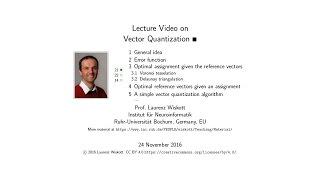 VQ 1-5 - Vector Quantization (21 min)