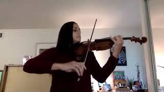 Lina Saleh - Glazunov Violin Concerto (Masterclass with Andrew McIntosh)