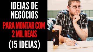 15 IDEIAS DE NEGÓCIOS PARA ABRIR COM 2 MIL REAIS