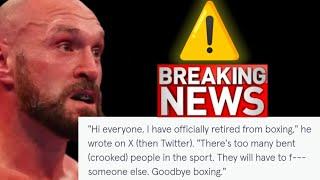 BREAKING NEWS ️ TYSON FURY ADDRESSES RETIREMENT RUMORS : COUNTERPUNCHED 