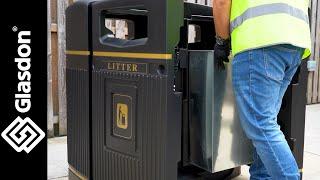 Glasdon UK | Installation | Glasdon Jubilee™ Duo 220 Litter/Recycling Bin