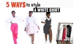 How To Style A White Shirt in 5 Ways