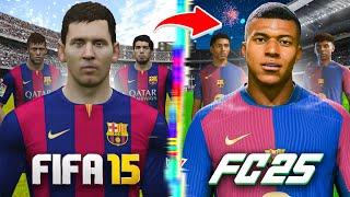 I Rebuild Barcelona From FIFA 15 to FC 25!