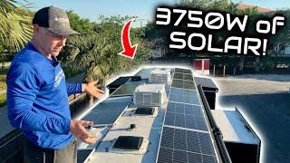 HUGE Solar Upgrade to Montana Legacy 5th Wheel!