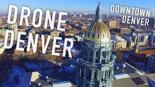 Drone Denver - Downtown Denver Colorado