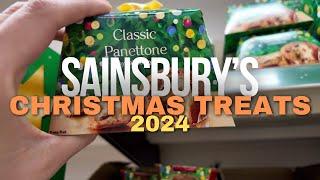 Christmas Treats 2024 by Sainsbury's - Limited Edition Festive Flavors Shopping Vlog [4K]