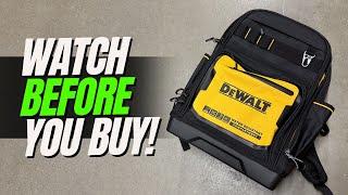 Watch This FIRST! - DeWALT Tool Backpack is GREAT!