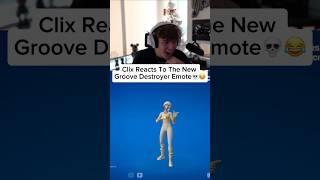 Clix Reacts To The New Groove Destroyer Emote#clix #fortnite #shorts #viral #trending #fyp