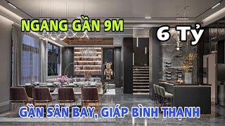 Bán nhà Gò Vấp giáp Bình Thạnh | Phân khúc 6 tỷ Ngang gần 9M To như VILLA xe hơi đậu trước cửa