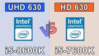 Intel UHD 630 vs Intel HD 630 | Coffee Lake | 20 Games Benchmark