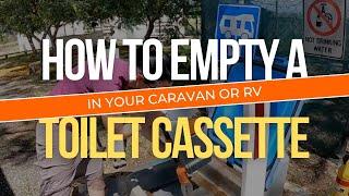 #1 Hot Tip for Emptying a Caravan Toilet Cassette! (RV or Motorhome)