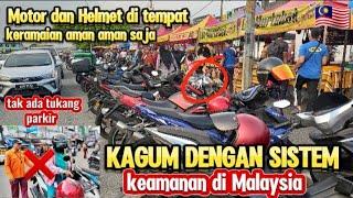 JANGAN HERAN‼️ DI MALAYSIA MOTOR DAN HELMET DI BIAR BEGITU SAHAJA DI TEPI JALAN TAK ADA YG REMBAT